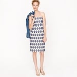 Charlottes strapless dress at Jcrew at J. Crew