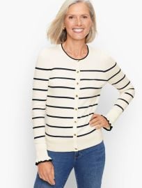 Charming Cardigan - Mariner Stripe Talbots at Talbots