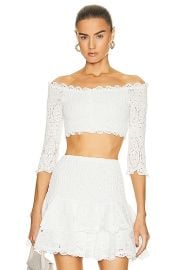 Charo Ruiz Ibiza Marga Top in White FWRD at FWRD
