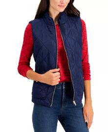 Charter Club Petite Quilted Vest Created for Macys Reviews - Jacket Blazers - Petites - Macys at Macys