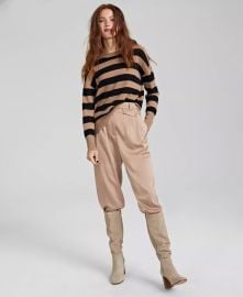 Charter Club Womens 100 Cashmere Striped Sweater Created for Macys Reviews - Sweaters - Women - Macys at Macys