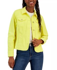 Charter Club Womens Denim Jacket Created for Macys - Macys at Macys