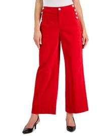 Charter Club Womens Velveteen Sailor Pants Created for Macys Reviews - Pants Capris - Women - Macys at Macys