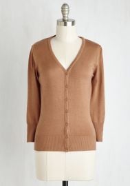 Charter School Cardigan in Camel at ModCloth