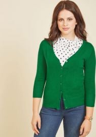 Charter School Cardigan in Clover at ModCloth