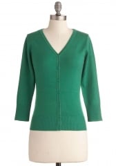 Charter School Cardigan in Kelly Green at ModCloth