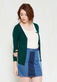 Charter School Cardigan in Peacock at ModCloth