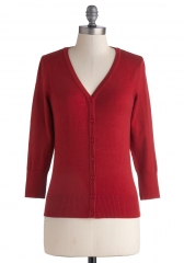 Charter School Cardigan in Red at ModCloth