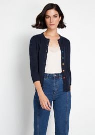 Charter School Crew Neck Cardigan by Modcloth at Modcloth