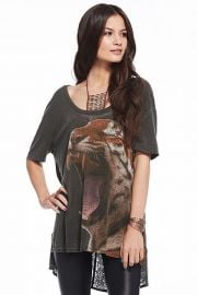 Chaser Jungle Cat Tee at The Trend Boutique