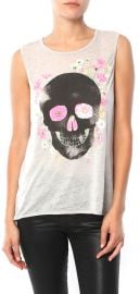 Chaser Skull Vintage Jersey Flounce Tank at Singer 22