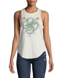 Chaser Snakes & Roses Lust Graphic Tank at Last Call