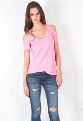 Chaser cold shoulder tee at Singer 22