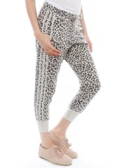 Chaser leopard print slouchy pants at Singer 22