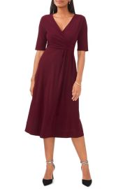 Chaus Faux Wrap Midi Dress at Nordstrom