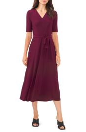 Chaus Tie Belt Midi Dress at Nordstrom