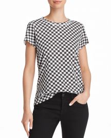 Check Print Tee at Bloomingdales