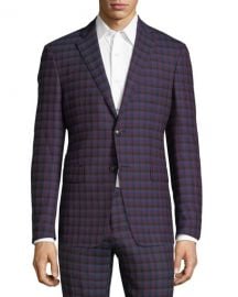 Check-Print Wool Sport Coat and Pants by Etro at Neiman Marcus