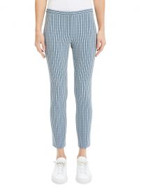 Check Skinny Cropped Pants by Theory at Saks Off 5th