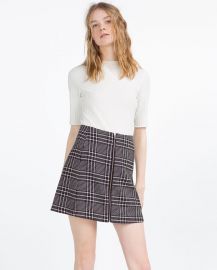 Check Skirt at Zara