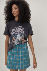 Check Wool Blend Mini Skirt at Nasty Gal