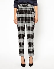 Check trousers at Asos