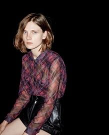 Checked Boyfriend Shirt at The Kooples