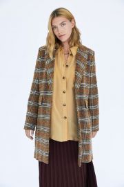 Checked Coat by Zara at Zara