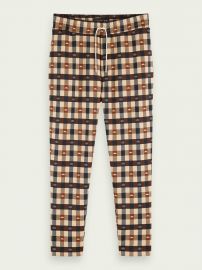 Checked Sweatpants by Scotch  Soda at Scotch and Soda