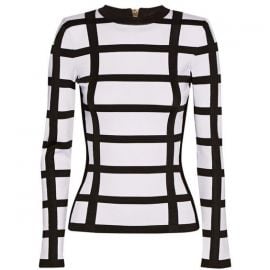 Checked Top by Balmain at Net A Porter