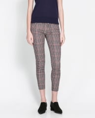 Checked Trousers at Zara