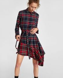 Checked and Ruffled Tunic by Zara at Zara