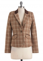 Checked blazer from Modcloth at Modcloth