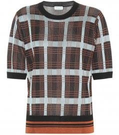 Checked sweater at Mytheresa