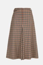 Checked wool jacquard A-line skirt multicolour - CH Carolina Herrera United States at Carolina Herrera