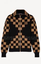 Checkerboard Cardigan by Louis Vuitton at Louis Vuitton