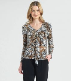 Cheetah Print Top by Clara Sunwoo at Shoptiques