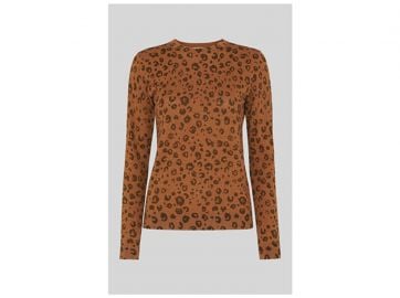 Cheetah Printed Sparkle Knit at Whistles