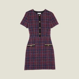 Chela Tweed Mini Dres at Sandro