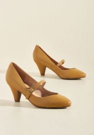 Chelsea Crew Reserved for Rollicking Mary Jane Heel in Dijon at ModCloth