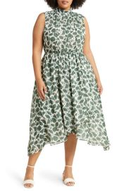 Chelsea28 Floral Sleeveless Chiffon Dress at Nordstrom