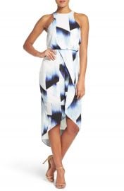 Chelsea28 Print Stretch Midi Dress at Nordstrom