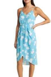 Chelsea28 Sleeveless Faux Wrap Dress at Nordstrom