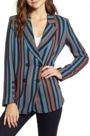 Chelsea28 stripe blazer at Nordstrom Rack