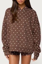 Chelsie Polka Dot Hoodie at Nordstrom