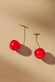 Cherry Drop Earrings2 at Anthropologie