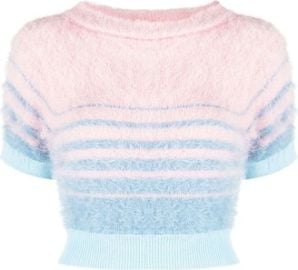 Chet Lo Stripe Print Knit Jumper at Farfetch