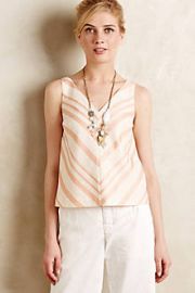 Chevron Midi Top at Anthropologie