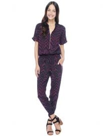 Chevron Zip Jumpsuit at Splendid