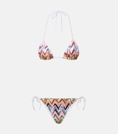 Chevron bikini at Mytheresa